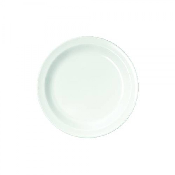 Dessertteller, Ø = 20 cm, Melamin, weiß
