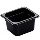 GN-Behälter 1/6-100, Cambro, Kunststoff, schwarz