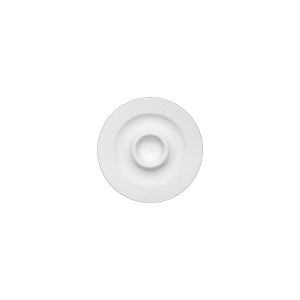 Eierbecher mit Ablage, Ø = 13,1 cm, Carat, weiß