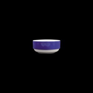Dessertschale Ø = 12 cm, weiß / blau