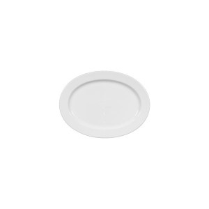 Platte oval, Länge: 28 cm, Meran, weiß