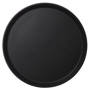 Serviertablett rund, Ø = 35,5 cm, schwarz