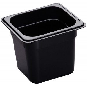 GN-Behälter 1/6-150, Cambro, Kunststoff, schwarz