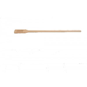 Holz-Rührspaten, Schaufelform, geschlitzt, 100 cm