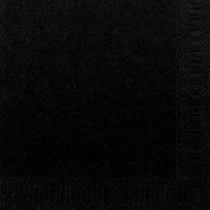 Serviette, Zelltuch, schwarz, 24 x 24 cm