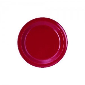 Dessertteller, Ø = 20 cm, Melamin, rot