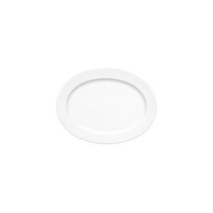Platte oval, Länge: 31 cm, Meran, weiß