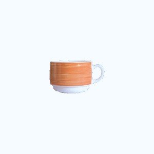 Kaffee-Obertasse, Inhalt: 0,19 l, Brush Orange