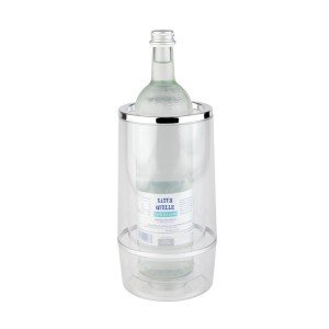 Flaschenkühler, aus doppelwandigem Acrylglas