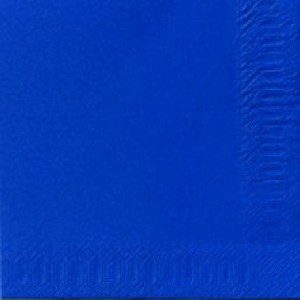 Serviette, Zelltuch, dunkelblau, 24 x 24 cm
