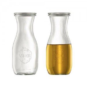 Saftflasche mit Glasdeckel, Inhalt: 530 ml
