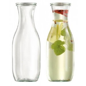 Saftflasche mit Glasdeckel, Inhalt: 1062 ml