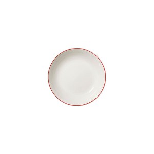 Teller tief, Ø = 22,5 cm, Fine Bone China Simplicity, rot