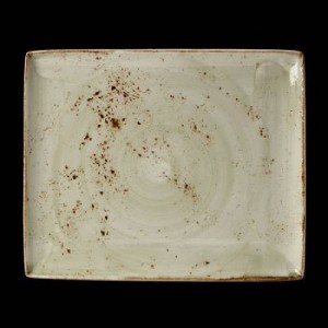 Platte rechteckig, Länge: 33 cm, Craft, grün