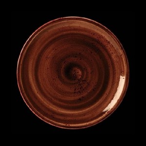 Teller flach, Ø = 30,5 cm, Craft, terracotta