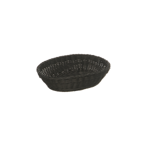 Korb Profi Line, oval, Länge: 25 cm, Polypropylen, schwarz