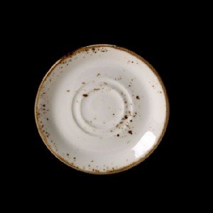 Cappuccino-Untere, Ø = 16,5 cm, Craft, weiß