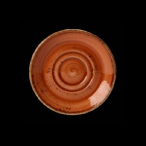 Kaffee-Untere, Ø = 14,5 cm, Craft, terracotta