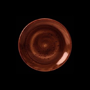 Teller flach, Ø = 20,3 cm, Craft, terracotta