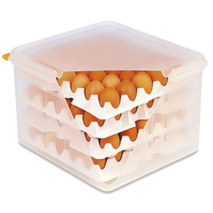 Eierbox, quadratisch, für 30 Eier