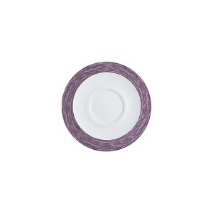 Kaffee-Untere, Ø = 14 cm, Brush Purple