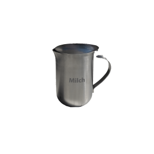Edelstahlkännchen Serve Coffee doppelwandig, mit Gravur "Milch", Inhalt: ca. 0,4 l