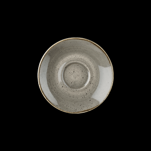 Cappuccino-Untere, Ø = 15 cm, Stonecast, Peppercorn Grey