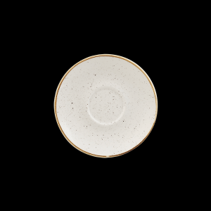 Cappuccino-Untere, Ø = 15 cm, Stonecast, Barley White