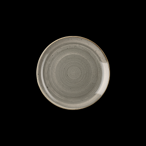 Teller flach coup, Ø = 21 cm, Stonecast, Peppercorn Grey