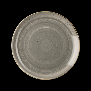 Teller flach coup, Ø = 26 cm, Stonecast, Peppercorn Grey