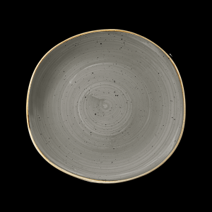 Teller flach Organic, Ø = 26 cm, Stonecast, Peppercorn Grey