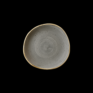 Teller flach Organic, Ø = 21 cm, Stonecast, Peppercorn Grey