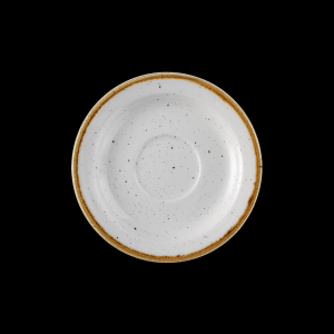 Untertasse rund, Ø = 15 cm, Stonecast, Barley White