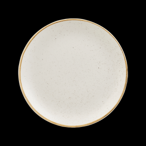 Teller flach coup, Ø = 26 cm, Stonecast, Barley White