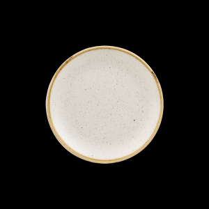 Teller flach coup, Ø = 21,7 cm, Stonecast, Barley White