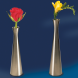 Vase, Edelstahl-Look, Höhe: 16,5 cm