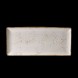 Platte rechteckig Coup, Länge: 33 cm, Craft, weiß