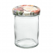 Einkochglas mit Deckel, Inhalt: 230 ml, "Rose"