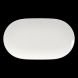 Platte oval coup, Länge: 23 cm, scope weiß